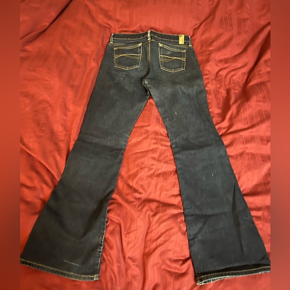 Bluenotes dark denim stretch jeans with flared bottom - Picture 5 of 5